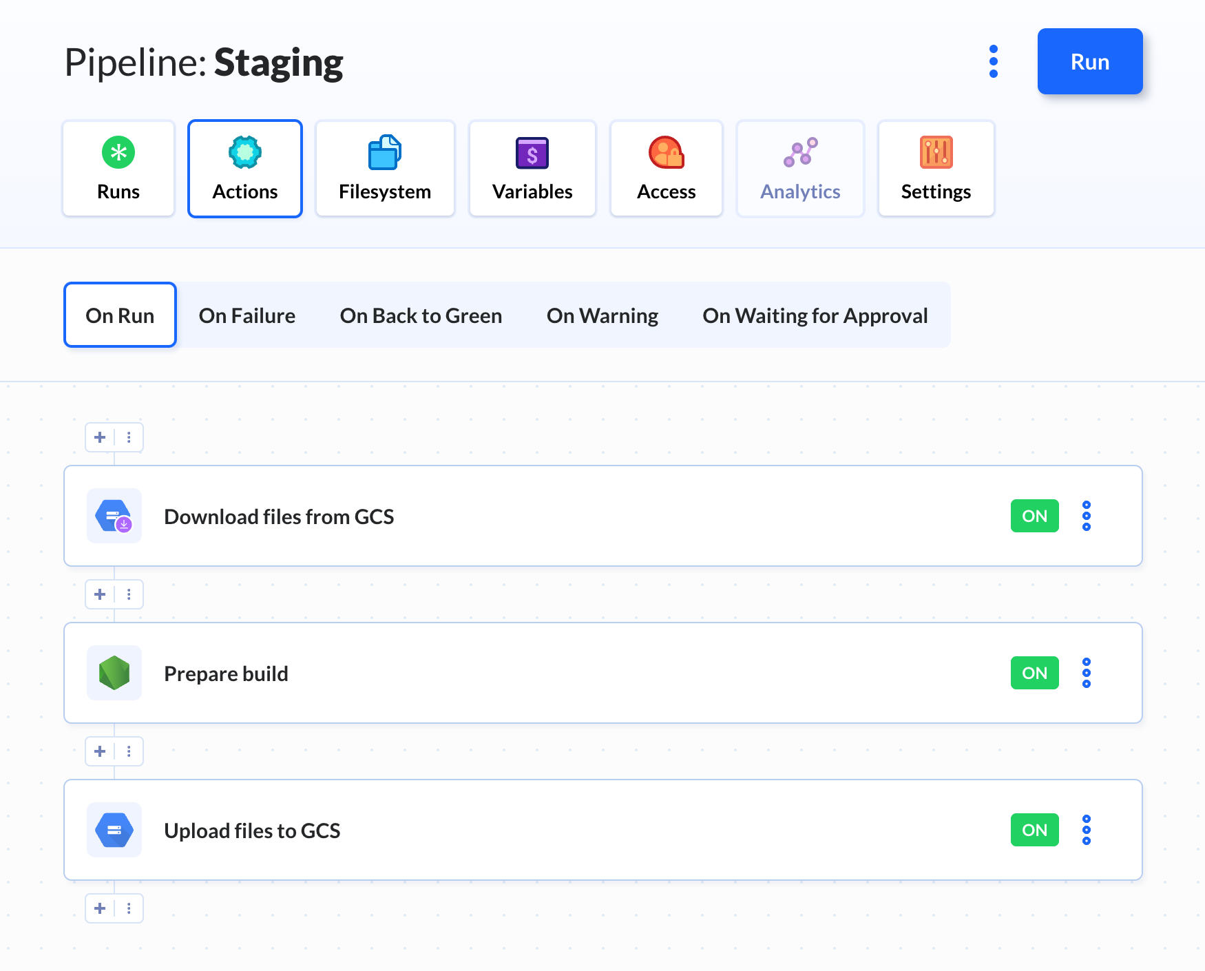 Example pipeline with GCS download