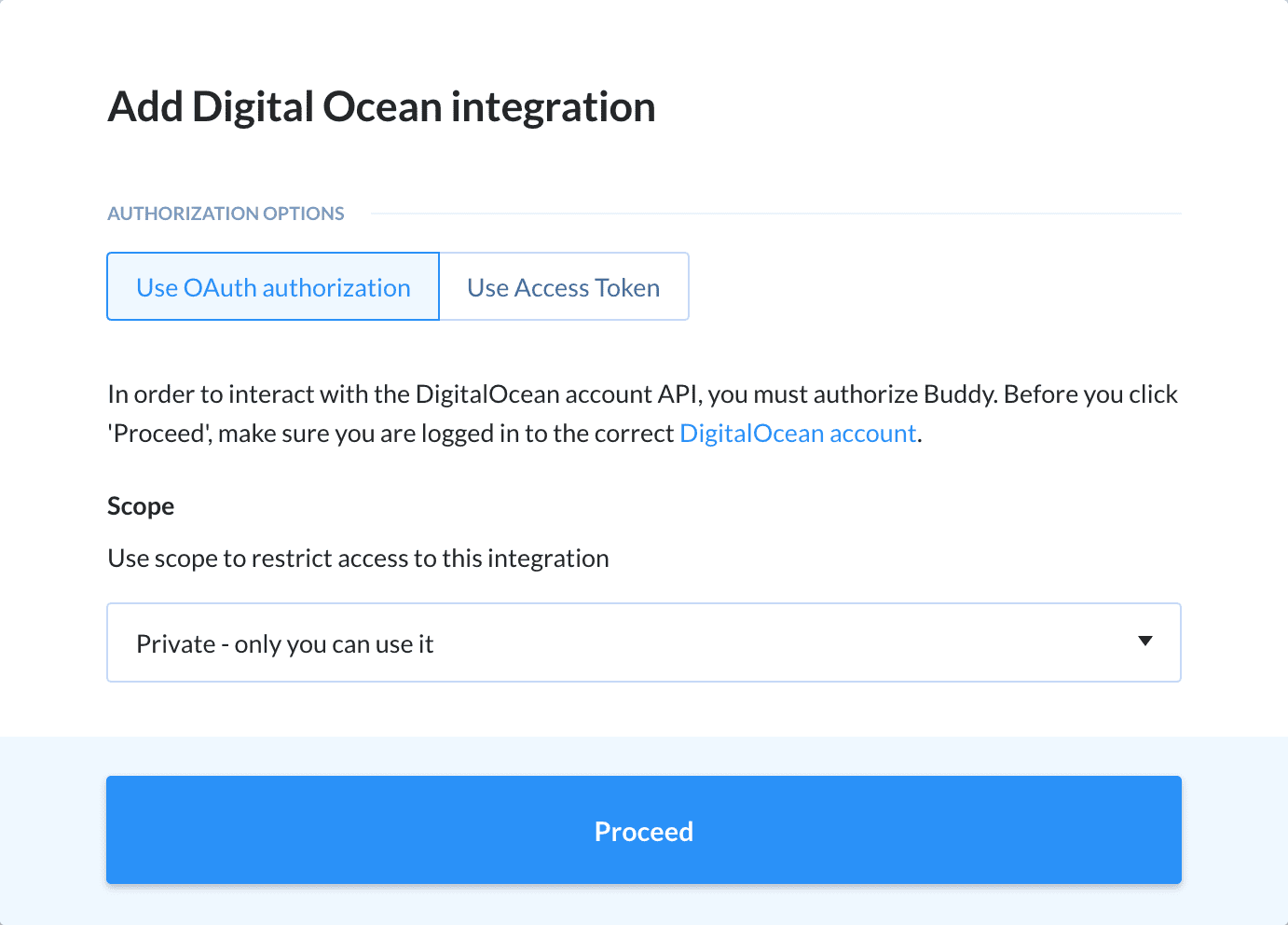 Adding DigitalOcean integration
