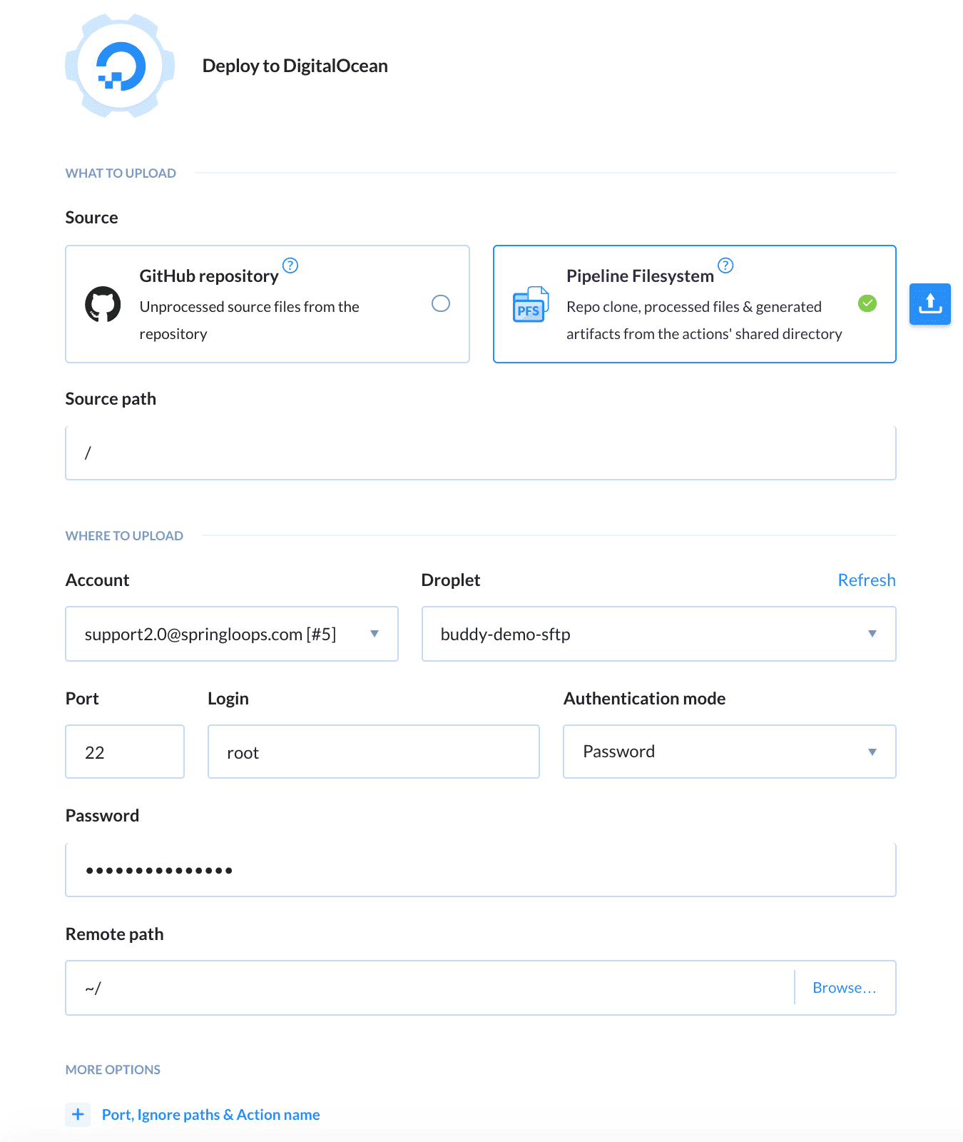 DigitalOcean deployment