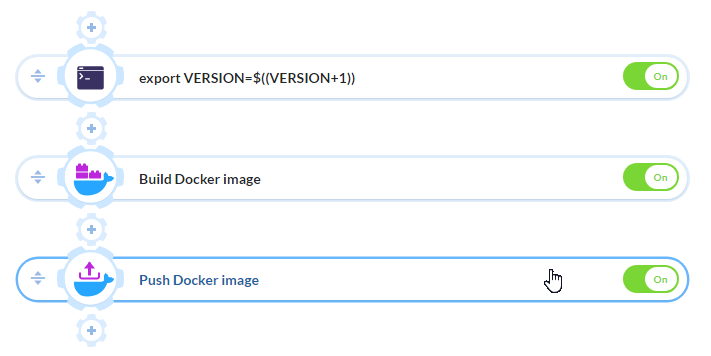 Semantic versioning pipeline example