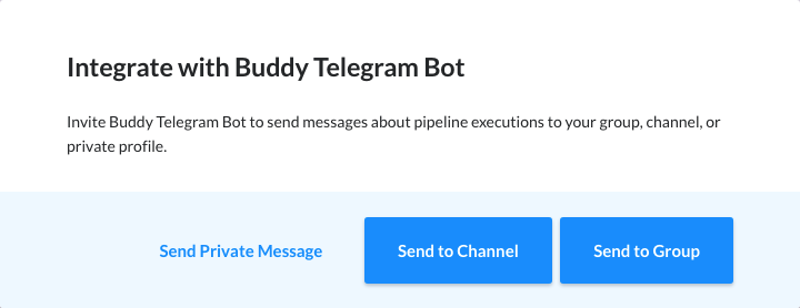 Integrating Buddy with Telegram