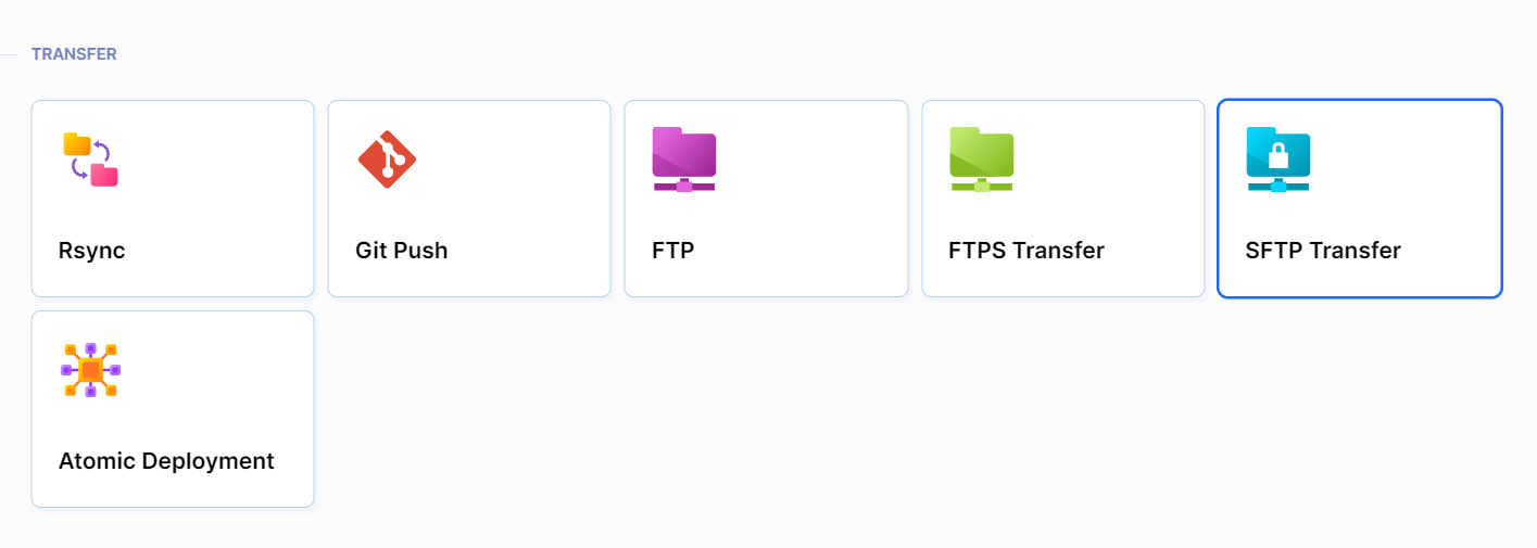 SSH-based actions