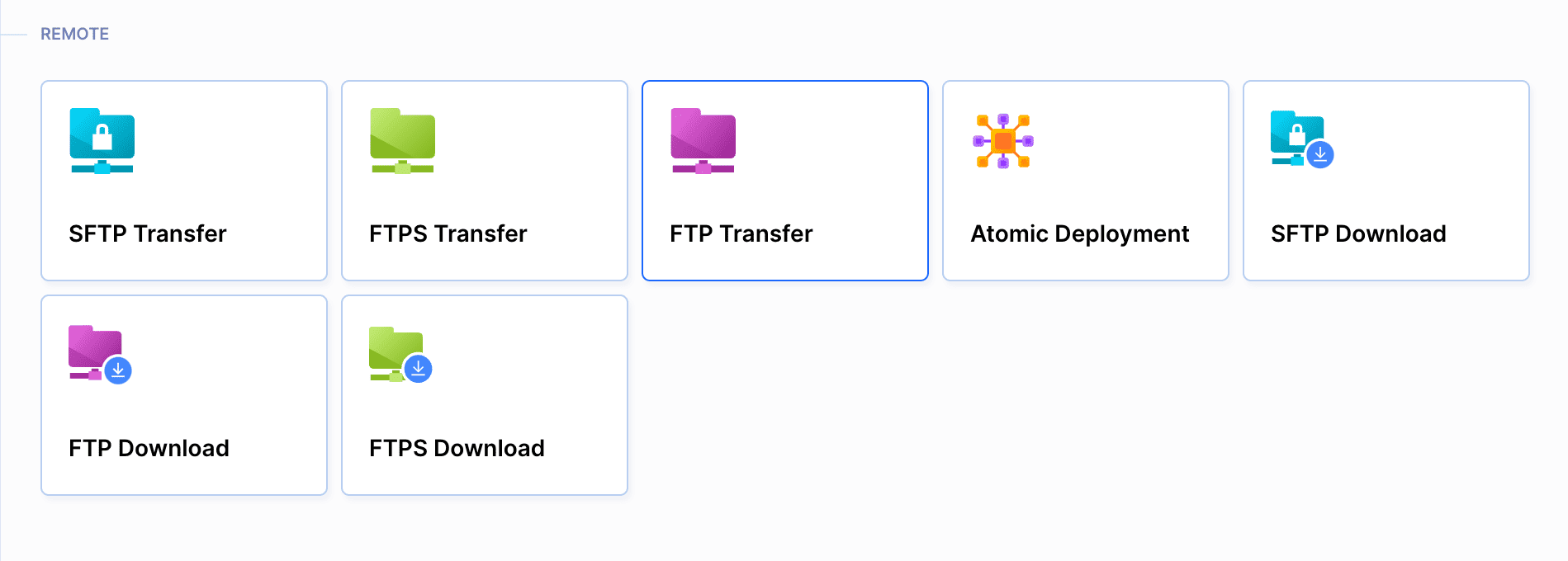 Transfer actions in Buddy
