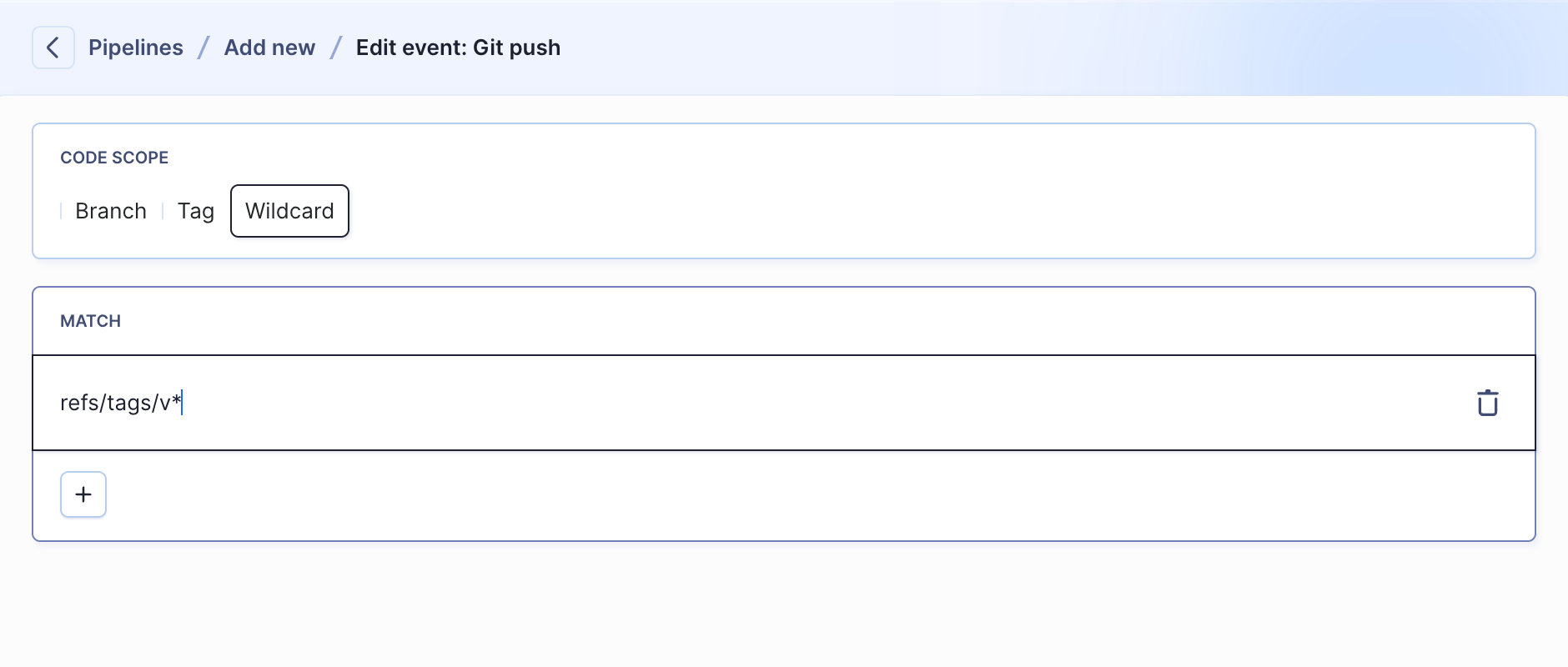 Configuring wildcard in Buddy pipeline 