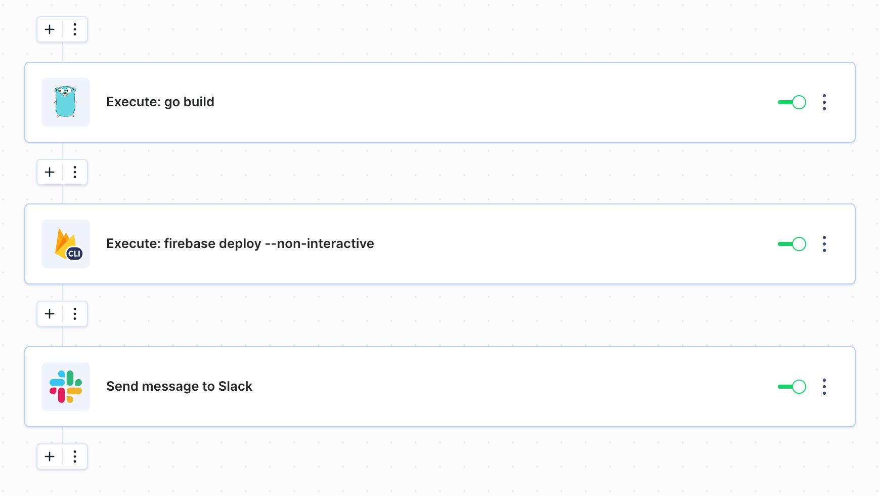 Firebase pipeline example