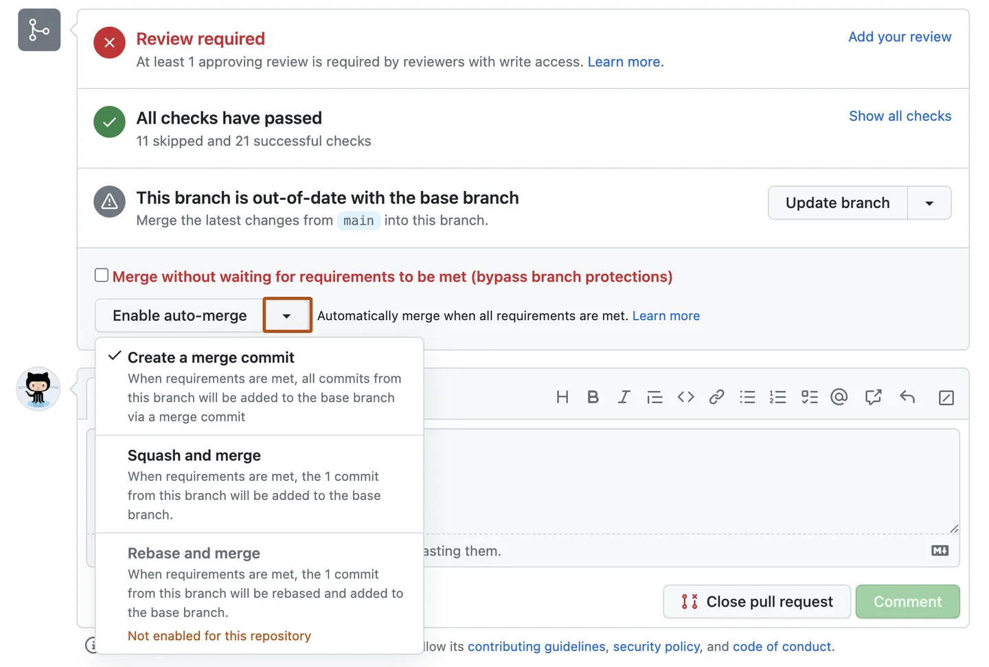 Pull requests testing Docs