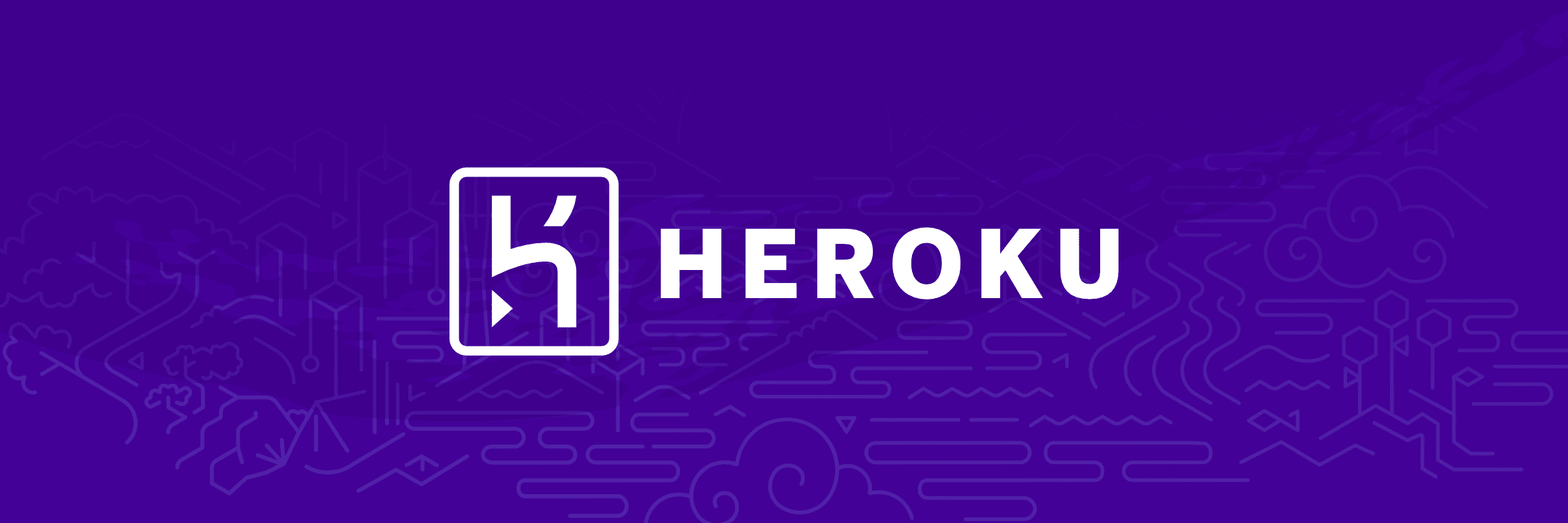 Heroku. Heroku logo.