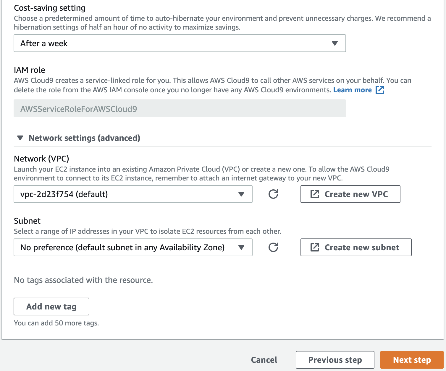 Cost-saving & network settings