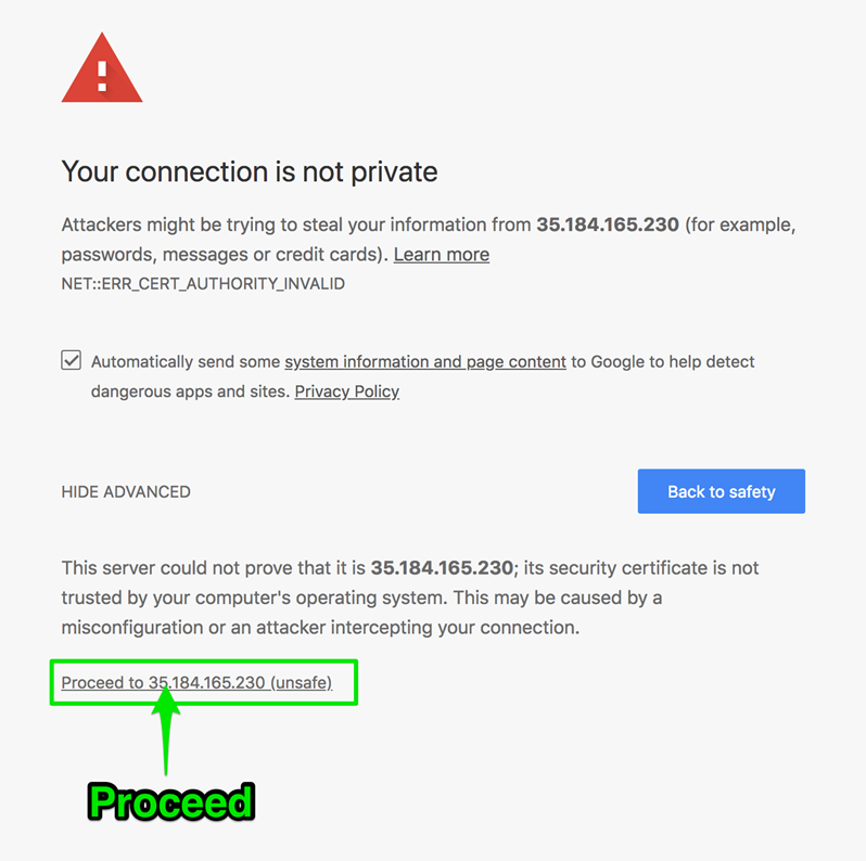 SSL certificate