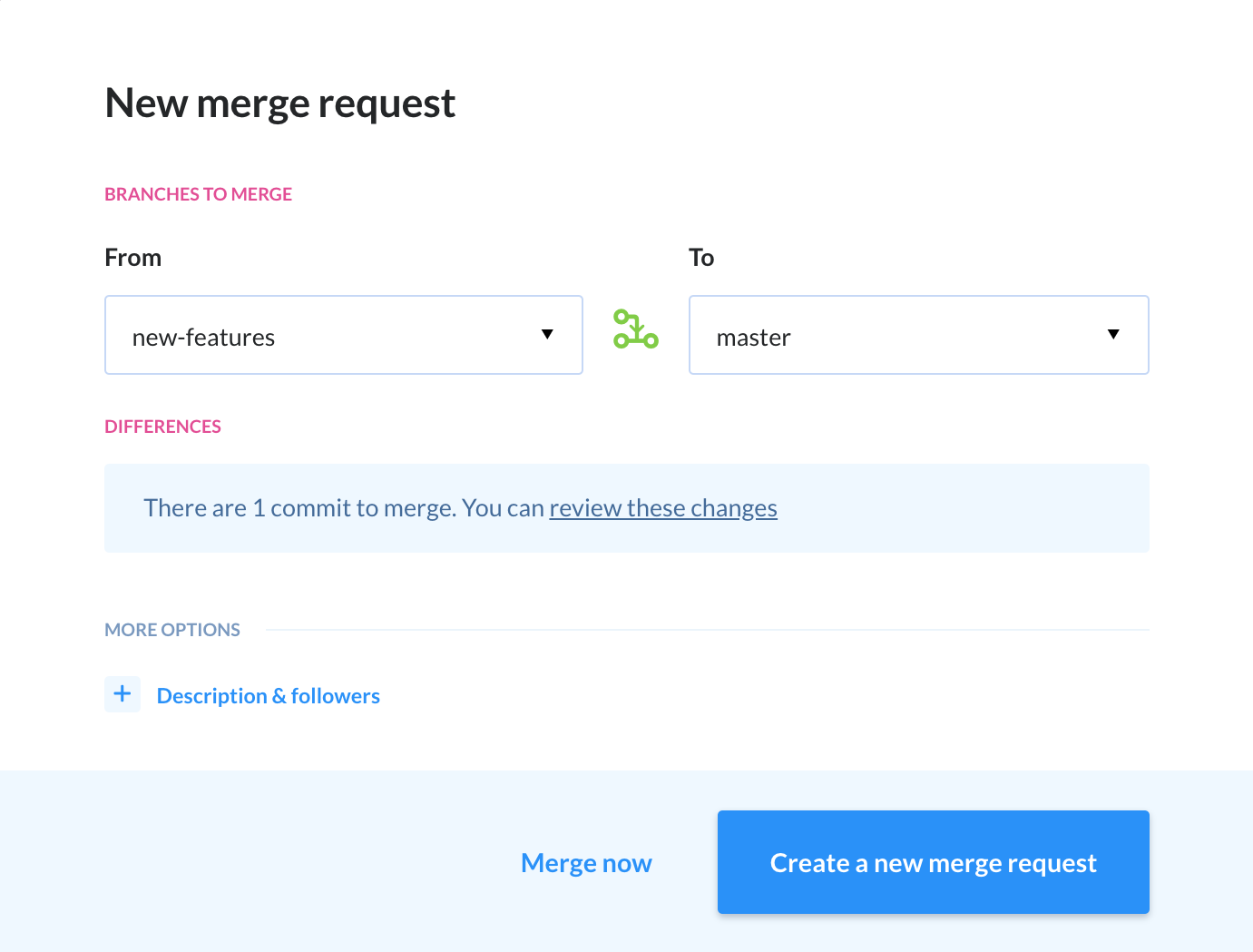 Merge Requests with Buddy Buddy: The DevOps Automation Platform