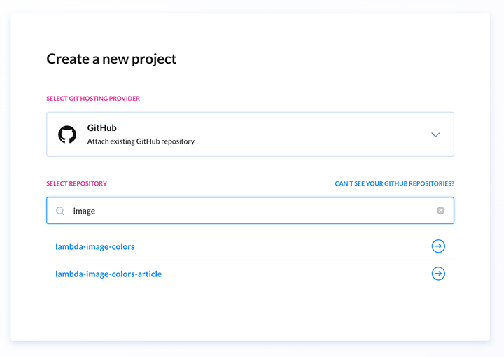 Create a new pipeline from GitHub