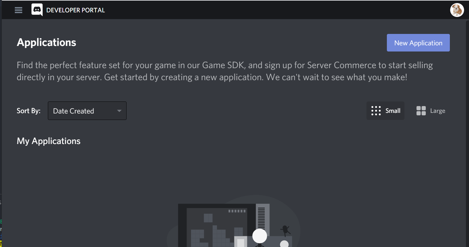 Creating an app in Discord
