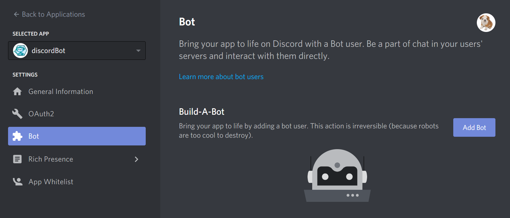 screen sharing discord bot