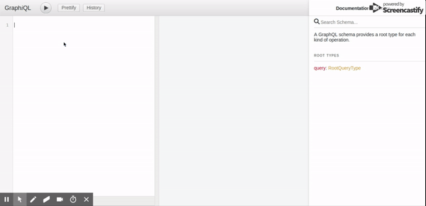 Restaurants query in GraphiQL interface